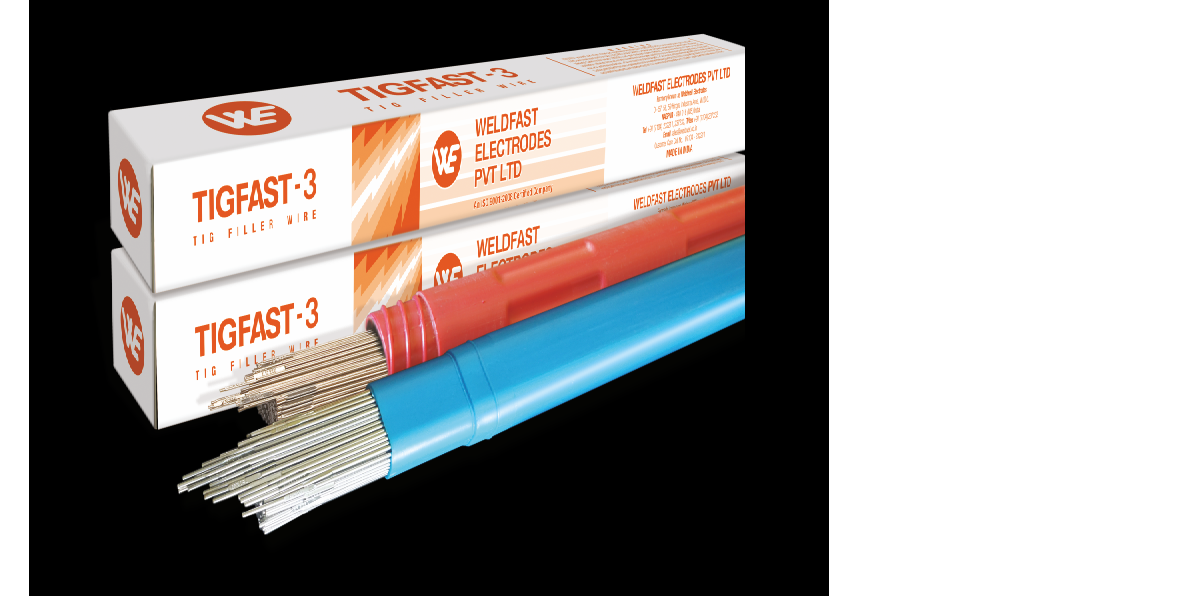 TIG FILLER WIRE TIGFAST – 1 CODING: ER 70S-6 SIZE-1.6MM/2.0MM/2.4MM/3.00MM